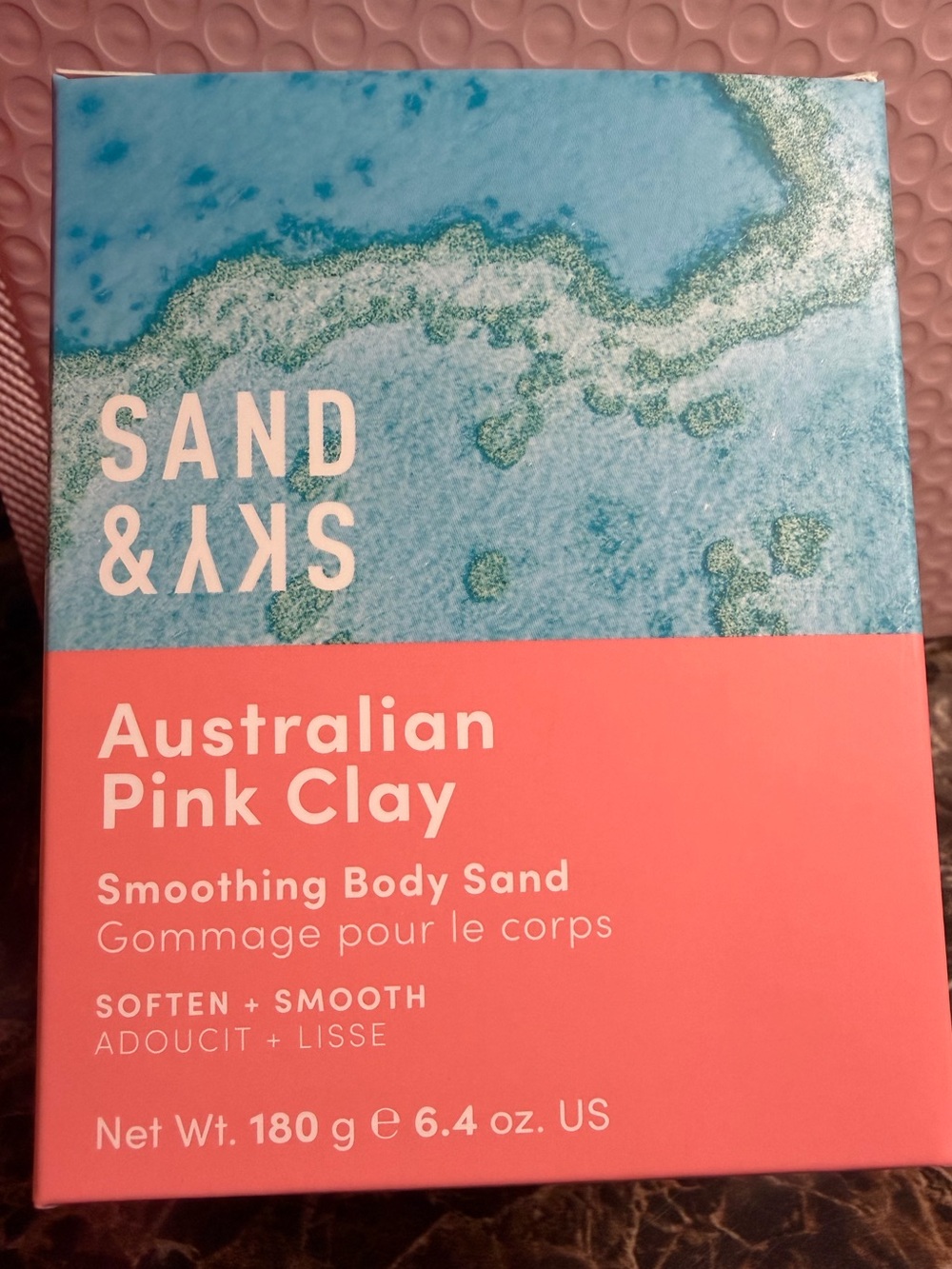 Sand & Sky Australian Pink Clay Smoothing Body Sand